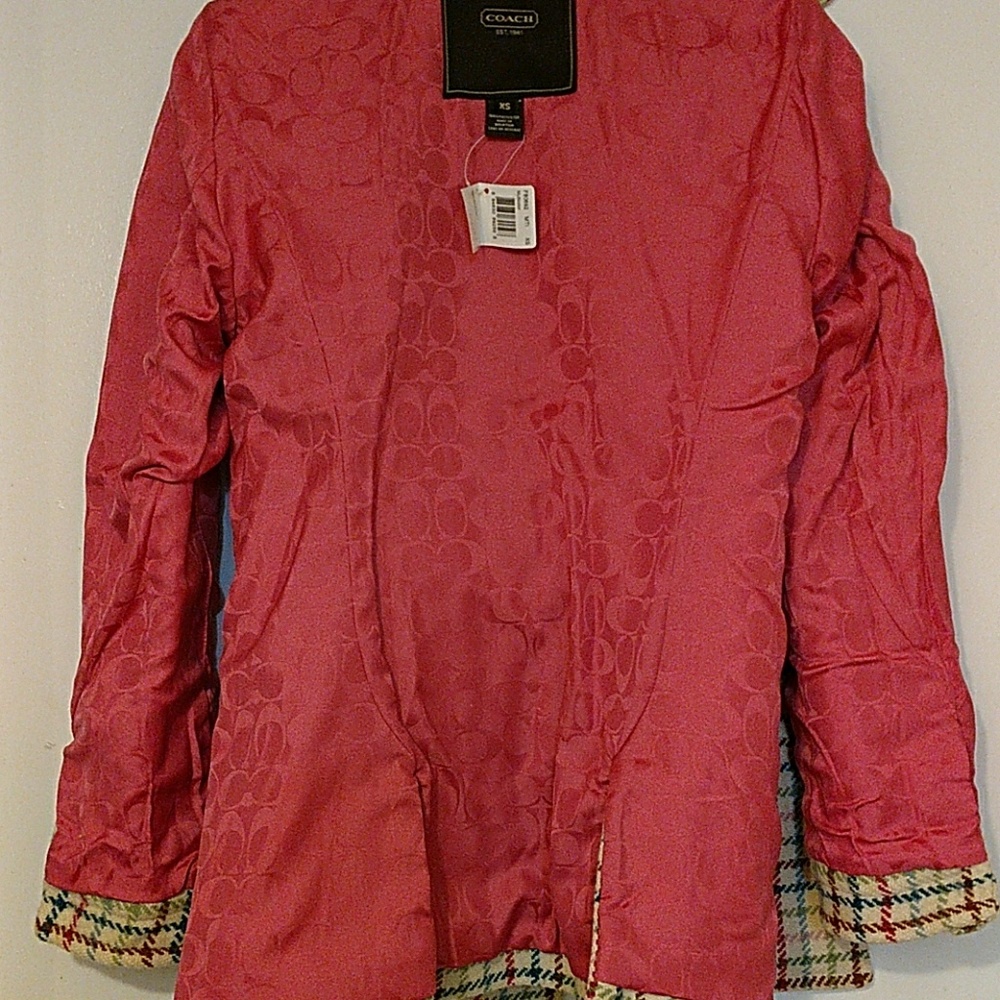 NWT Coach Multicolor Women's XS Jacket - Picture 2 of 3